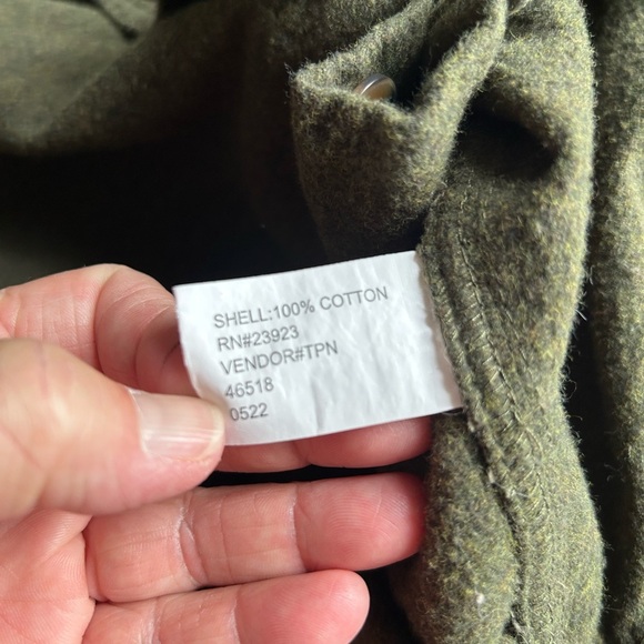 Canyon Guide Outfitters button down flannel. Olive/Army green. Soft. Rugged. XL - Picture 11 of 11